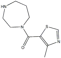 5-(1,4-diazepan-1-ylcarbonyl)-4-methyl-1,3-thiazole Struktur