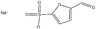 sodium 5-formylfuran-2-sulfonate Struktur