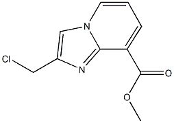 METHYL 2-(CHLOROMETHYL)IMIDAZO[1,2-A]PYRIDINE-8-CARBOXYLATE Struktur