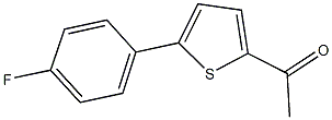 1-[5-(4-FLUOROPHENYL)THIEN-2-YL]ETHANONE Struktur