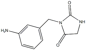 3-(3-AMINOBENZYL)IMIDAZOLIDINE-2,4-DIONE Struktur