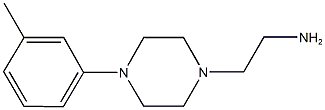 2-[4-(3-METHYLPHENYL)PIPERAZIN-1-YL]ETHANAMINE Struktur