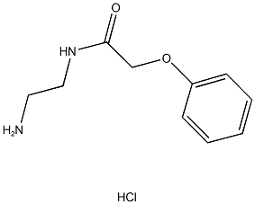 N-(2-aminoethyl)-2-phenoxyacetamide hydrochloride Struktur