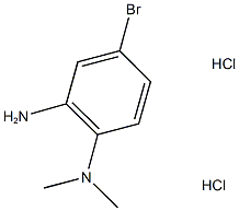 N-(2-amino-4-bromophenyl)-N,N-dimethylamine dihydrochloride Struktur