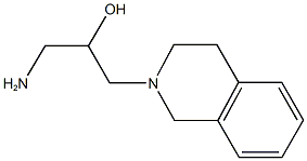 1-amino-3-(3,4-dihydroisoquinolin-2(1H)-yl)propan-2-ol Struktur