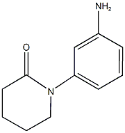 1-(3-aminophenyl)piperidin-2-one Struktur