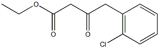 ethyl 4-(2-chlorophenyl)-3-oxobutanoate Struktur