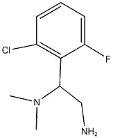 [2-amino-1-(2-chloro-6-fluorophenyl)ethyl]dimethylamine Struktur