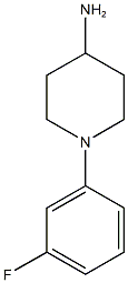 1-(3-fluorophenyl)piperidin-4-amine Struktur