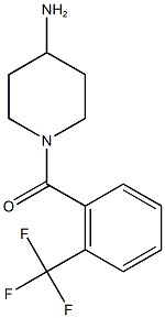 1-[2-(trifluoromethyl)benzoyl]piperidin-4-amine Struktur