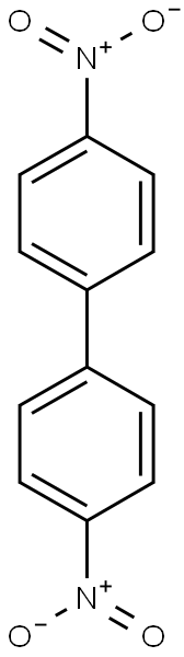 1-nitro-4-(4-nitrophenyl)benzene Struktur