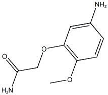 2-(5-amino-2-methoxyphenoxy)acetamide Struktur