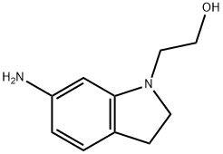 2-(6-amino-2,3-dihydro-1H-indol-1-yl)ethan-1-ol Struktur