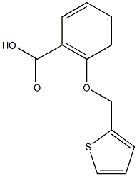 2-(thiophen-2-ylmethoxy)benzoic acid Struktur