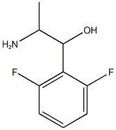 2-amino-1-(2,6-difluorophenyl)propan-1-ol Struktur