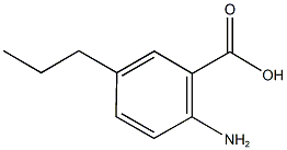 2-amino-5-propylbenzoic acid Struktur