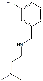 3-({[2-(dimethylamino)ethyl]amino}methyl)phenol Struktur