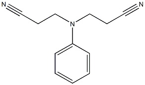 3-[(2-cyanoethyl)(phenyl)amino]propanenitrile Struktur