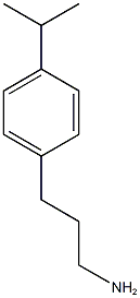 3-[4-(propan-2-yl)phenyl]propan-1-amine Struktur