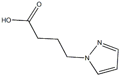 4-(1H-pyrazol-1-yl)butanoic acid Struktur