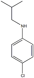 4-chloro-N-(2-methylpropyl)aniline Struktur