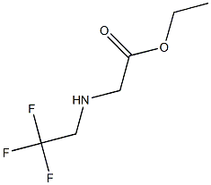 ethyl 2-[(2,2,2-trifluoroethyl)amino]acetate Struktur