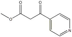 methyl 3-oxo-3-(pyridin-4-yl)propanoate Struktur