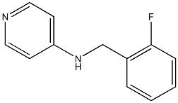 N-[(2-fluorophenyl)methyl]pyridin-4-amine Struktur