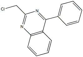 2-(CHLOROMETHYL)-4-PHENYLQUINAZOLINE Struktur