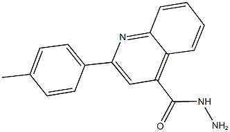 2-(4-METHYLPHENYL)QUINOLINE-4-CARBOHYDRAZIDE Struktur