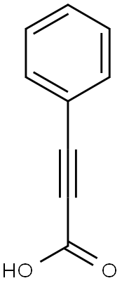 3-PHENYLPROP-2-YNOIC ACID Struktur