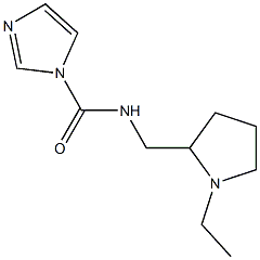 N-[(1-ethylpyrrolidin-2-yl)methyl]-1H-imidazole-1-carboxamide Struktur