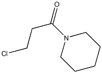 1-(3-chloropropanoyl)piperidine Struktur