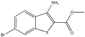 methyl 3-amino-6-bromo-1-benzothiophene-2-carboxylate Struktur