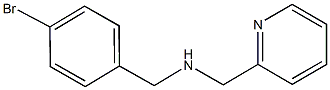 [(4-bromophenyl)methyl](pyridin-2-ylmethyl)amine Struktur