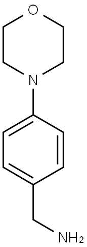 [4-(morpholin-4-yl)phenyl]methanamine Struktur