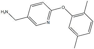 [6-(2,5-dimethylphenoxy)pyridin-3-yl]methylamine Struktur