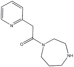 1-(1,4-diazepan-1-yl)-2-(pyridin-2-yl)ethan-1-one Struktur