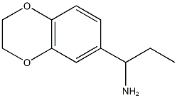 1-(2,3-dihydro-1,4-benzodioxin-6-yl)propan-1-amine Struktur