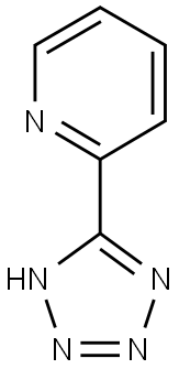 2-(1H-1,2,3,4-tetrazol-5-yl)pyridine Struktur