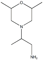 2-(2,6-dimethylmorpholin-4-yl)propan-1-amine Struktur