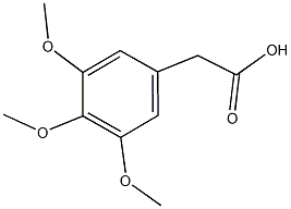 2-(3,4,5-trimethoxyphenyl)acetic acid Struktur