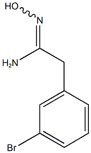 2-(3-bromophenyl)-N'-hydroxyethanimidamide Struktur