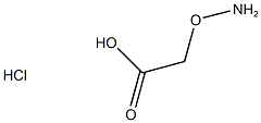 2-(aminooxy)acetic acid hydrochloride Struktur