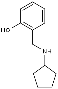 2-[(cyclopentylamino)methyl]phenol Struktur