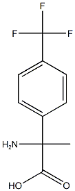 2-amino-2-[4-(trifluoromethyl)phenyl]propanoic acid Struktur