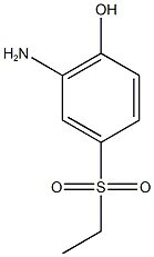 2-amino-4-(ethanesulfonyl)phenol Struktur