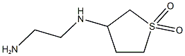 3-[(2-aminoethyl)amino]-1$l^{6}-thiolane-1,1-dione Struktur