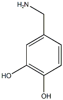 4-(aminomethyl)benzene-1,2-diol Struktur