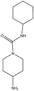 4-amino-N-cyclohexylpiperidine-1-carboxamide Struktur